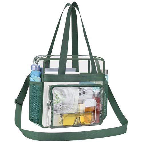 USPECLARE Clear Bag for Stadium Events, 12x6x12 Transparent Stadium Messenger