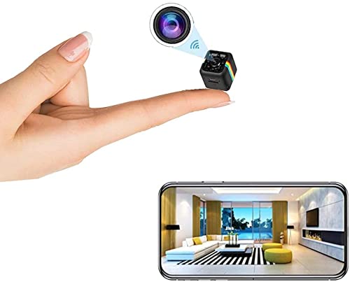Mini Camera Wireless Camera WiFi Camera Nanny Cam, 1080p / 2K HD Camera Home Security Camera, Long Sleeve Night Vision Outdoor Small Camera,Dog Pet Camera for Mobile Phone Applications in Real Time