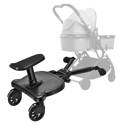 Schwenkbare Rder Buggyboard Maxi + / Trittbrett Mit Sitz Fr Kinderwagen ( Gebraucht) In Rollbrett Kinderwagen Zubehr
