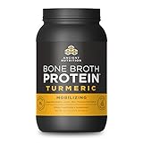 Ancient Nutrition Bone Broth Protein Powder, Turmeric Flavor, 40 Servings Size
