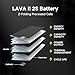 BETAFPV 2pcs Lava II 2S 580mAh Battery 7.6V 95C LiHV Lipo with XT30 Connector JST-XH2.54 Charge Plug Compatible for Brushless Whoop Drone Quadcopter Like Pavo Pico II, Pavo Femto