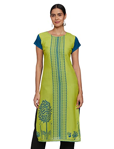 Image of PURVAJA Women's Crepe Regular Kurta