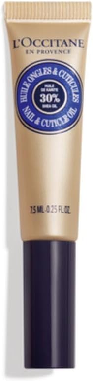 Shea Nail & Cuticle Oil, Nourishing Brush-On Moisture for Stronger & Healthier Nails, Hydrating Care for Manicures with Almond Oil, Vegan