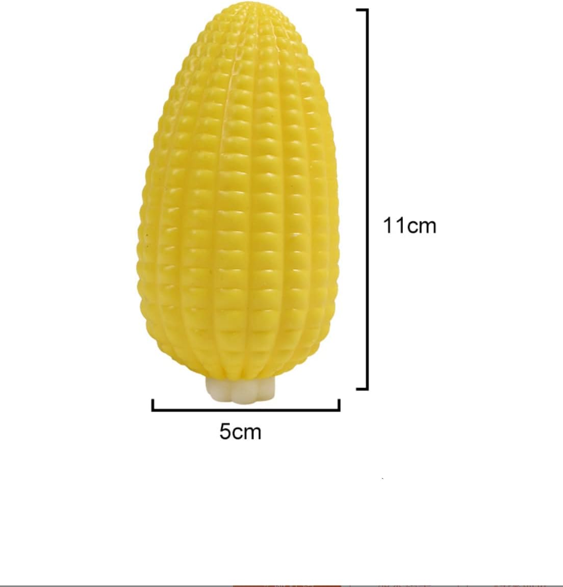 1Pcs Soft Fake Corn Stress Relief Prop Fingertips Sensory Adult Tool Stress Relief Hand Muscle Exercise Prop Tool Halloween Christmas Party April Fool's Day Brithday Deco - Image 5