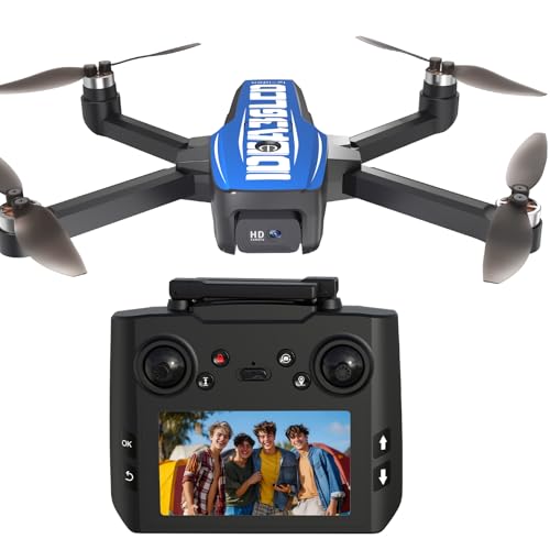 LE-IDEA GPS Drohne mit Kamera 4k, IDEA36LCD Klappbare Drohne mit LCD Bildschirm Bürstenloser Motor, Positionierung des Lichtstroms Kopflosen Modus Höhenhalt, FPV RC Quadrocopter für Anfänger LE-IDEA GPS Drohne mit Kamera 4k, IDEA36LCD Klappbare Drohne mit LCD Bildschirm Bürstenloser Motor, Positionierung des Lichtstroms Kopflosen Modus Höhenhalt, FPV RC Quadrocopter für Anfänger