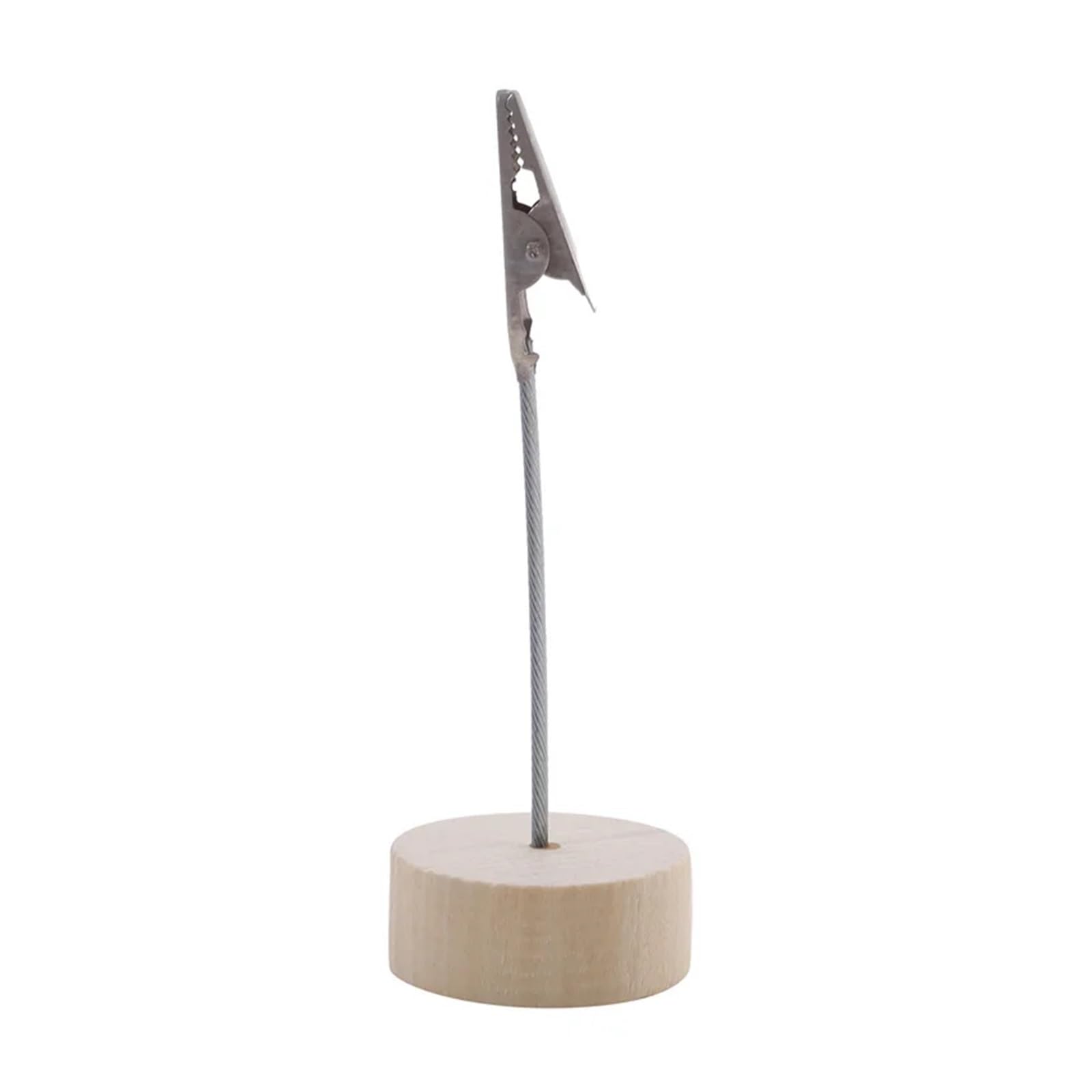 QMDSNFB Table Number Holders 10 pcs Portable Wooden Place Card Holder Clips Wedding Place Card Holder Table Photo Memo Number Name Clips Base(Color-A)
