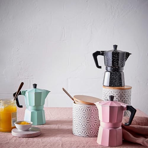 BUTLERS 6er-Set Espressobereiter original italienisch B 9 x T 15 x H 17 cm Aluminium, Edelstahl -ESPERTO- Kaffeekocher für die Kaffeezubereitung | Mokkakanne zum Espresso kochen in der Küche 4 BUTLERS 6er-Set Espressobereiter original italienisch B 9 x T 15 x H 17 cm Aluminium, Edelstahl -ESPERTO- Kaffeekocher für die Kaffeezubereitung | Mokkakanne zum Espresso kochen in der Küche
