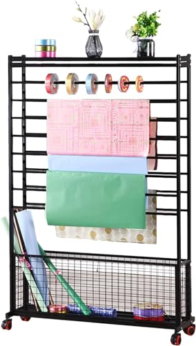 Support de rangement pour rubans et écharpes pour un atelier de couture ordonné