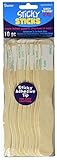 Darice, Sticky Sticks Fan Shaped Handle, Natural Finish, 10 Pieces (8 Inch)