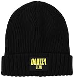 Oakley Men's Team Patch Beanie, Blackout, U