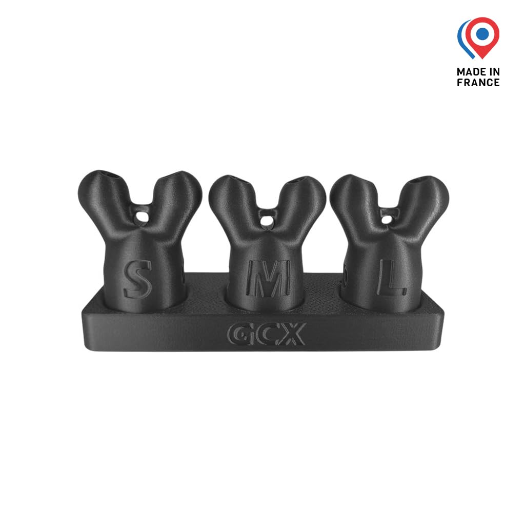 GC-POP-KIT-R Set mit 3 Inhalator-Stöpseln, verschließbar und wasserdicht, Größe S, M und L