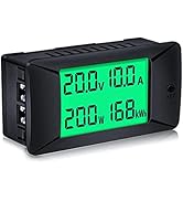 amiciSense DC Energy Meter, 300A Bi-direction Power Meter with Built-In ...