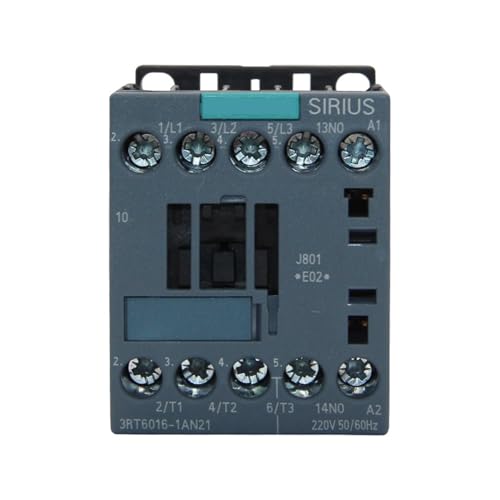 Contacteur 3RT6016-1AN21 9A AC220V triphasé pour armoire électrique industrielle