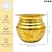 Kalash for Puja, Kalasham for Pooja [ Size - Small, Height -9 cms ] Brass Lota for Pooja Pot Wedding Purpose - Brass Vessel Indian, Indian Decor Hashcart ®