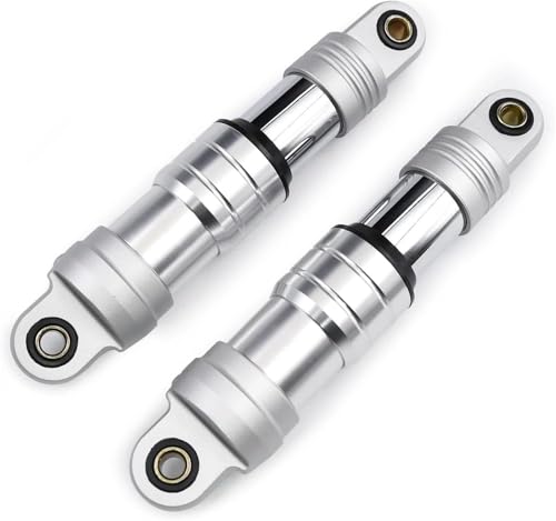 Amortisseur de pour moto 265mm argenté haute absorption