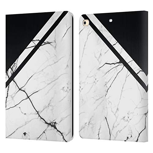 Étui en cuir iPad 9.7 2018 Alyn Spiller À Demi Coupe Marbre