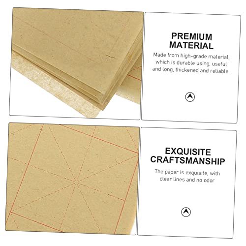 VOSAREA Papel De Pintura De Caligrafia Papel De Grade De Caracteres Chineses Engrossar Papel De Cali
