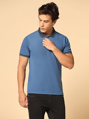Image of INKKR Men's Solid Regular Fit T-Shirt