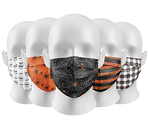 Co.Protect Premium 3-Layer Adult Face Mask Halloween Fun 10-Pack