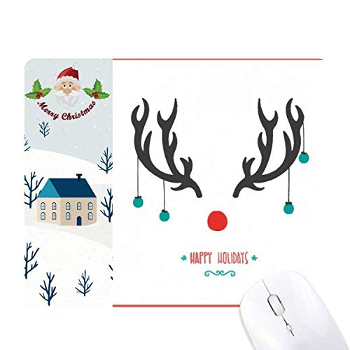 Modèle cadeau de Noël maison tapis de souris pour ordinateur et bureau