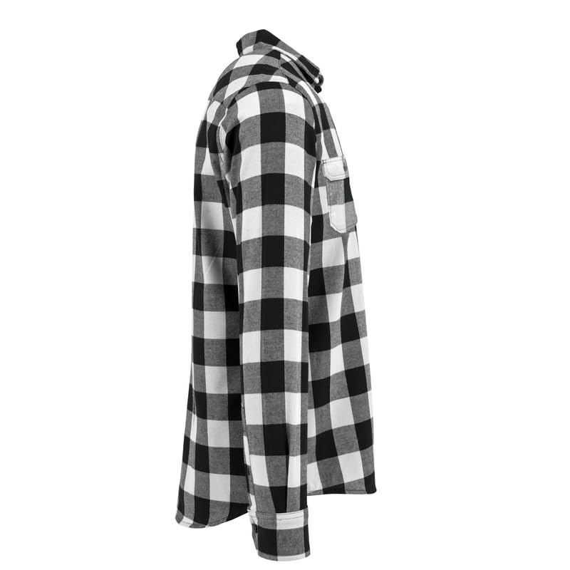 Vasego Men’s Flannel Shirt, Long Sleeve Regular Fit Cotton Lumberjack Shirt with Button-Down Pockets – Classic, Soft, and Comfortable Plaid Shirt for Everyday Wear