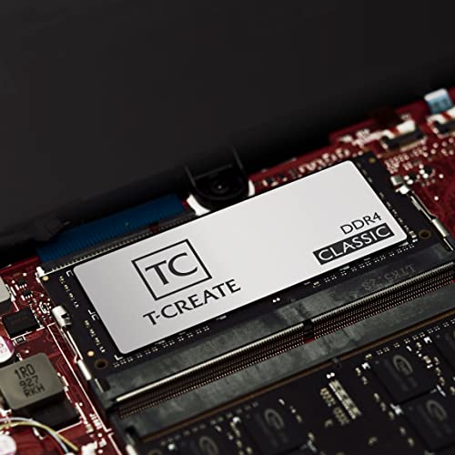 Image of TEAMGROUP T-Create Classic DDR4 SODIMM 64GB Kit (2 x 32GB) 3200MHz(PC4-25600) 260 Pin CL22 Laptop Memory Module Ram - TTCCD464G3200HC22DC-S01