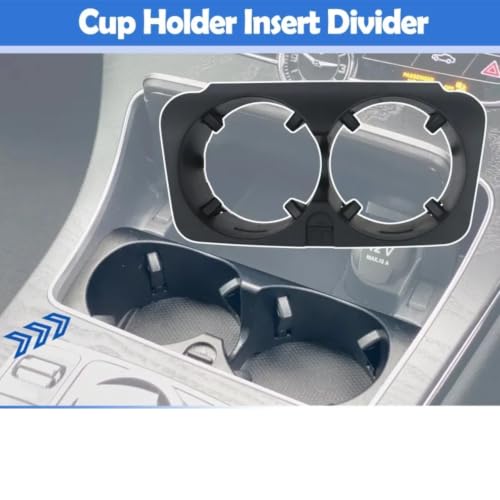 Porte-gobelet voiture Benz W205 insert console centrale tasse d'eau - 3