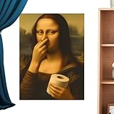 Lustige Badezimmer-Wandkunst | Toilettendekoration Poster - Humor Toilette Poster Druck - Für Immobilienbesitzer Mieter Wohnungen Büroflächen Hotel Pudderzimmer Studentenkorridor Toilettentisch