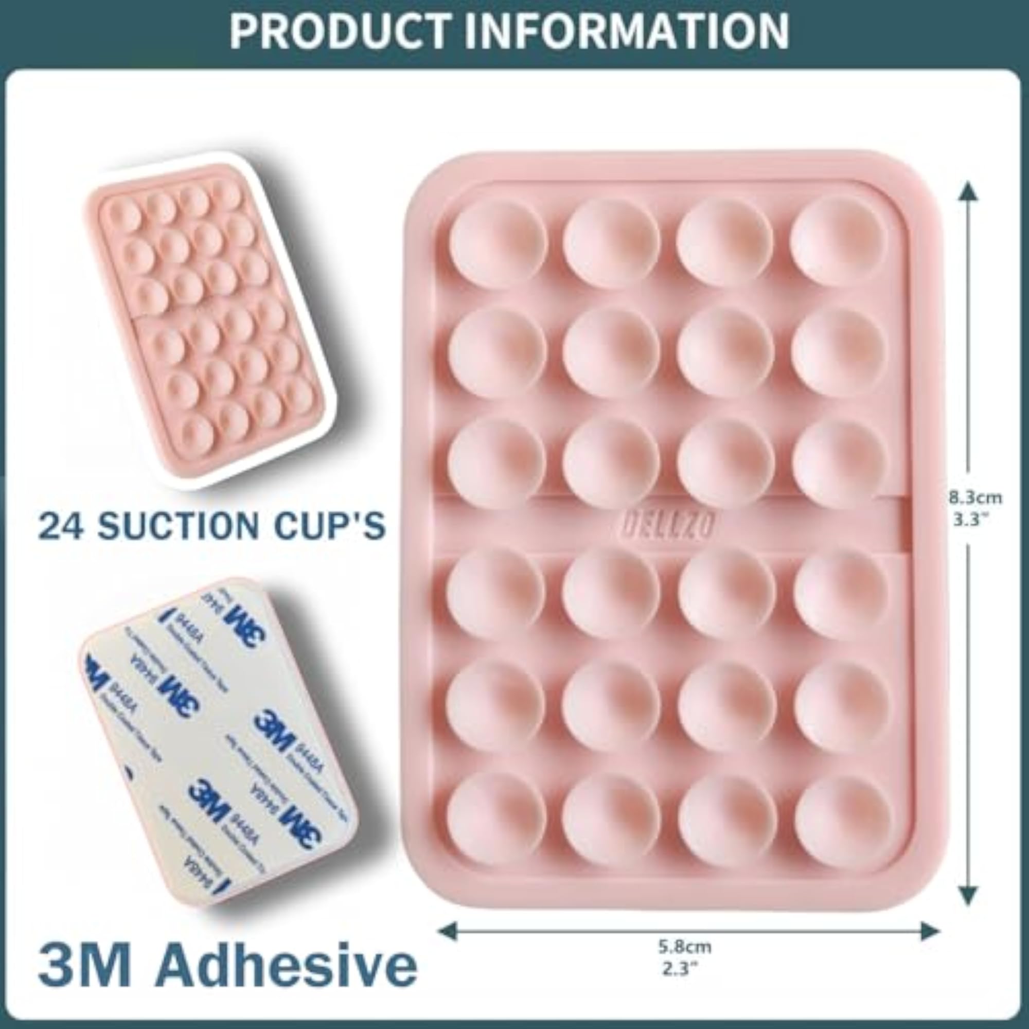 Silicone Suction Phone Protective Case Mount