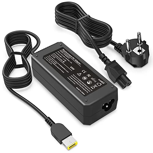 Cargador Portatil 65W 45W USB para Lenovo ThinkPad Ideapad Flex 2 Flex 3 Yoga 11 11S, ThinkPad T430 T440 T450 T460 T560, ADLX45NDC3A ADLX45NCC3A ADLX45NLC3A 20V 3.25A CA Cargador Cover