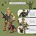 Baimiby Army Men Action Figures,Toy Soldiers for Boys Age 4-7,Military Playset,Plastic Army Men Toys with 2 Dog Figures 6 Weapons Birthday Gift for Military Collectors Boys 6-8