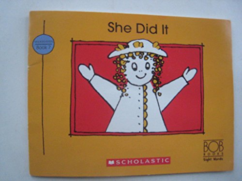 She Did It - Bob Books Sight Words (Kindergarte... 0545348234 Book Cover