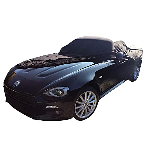 Star Cover AUTOABDECKUNG SCHWARZ FIAT 124 Spider SCHUTZHÜLLE ABDECKPLANE