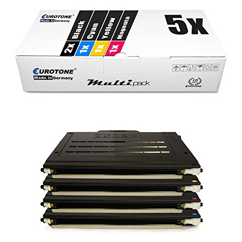 Toner Phaser 6100 compatible Xerox 106R00684 106R00680 multipack 5 cartouches Eurotone ISO