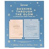Karuna Dashing Through The Glow - Quench Sheet Masks (2) & Multi-Vitamin Face Masks (2), 4 Pack