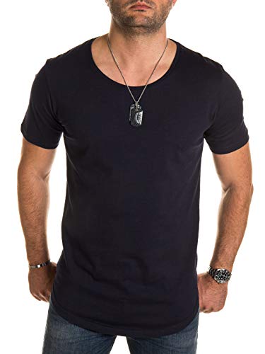 PITTMAN Oversize Maglietta Girocollo T-Shirt Slim