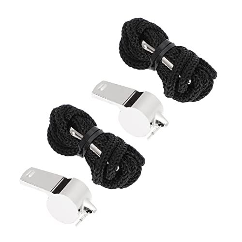 2 silbatos con cordón para árbitros y uso exterior