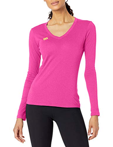 Soffe Women's Long Sleeve V Neck Tissue Tee