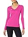 Soffe Women's Long-Sleeve V-Neck Tissue T-Shirt