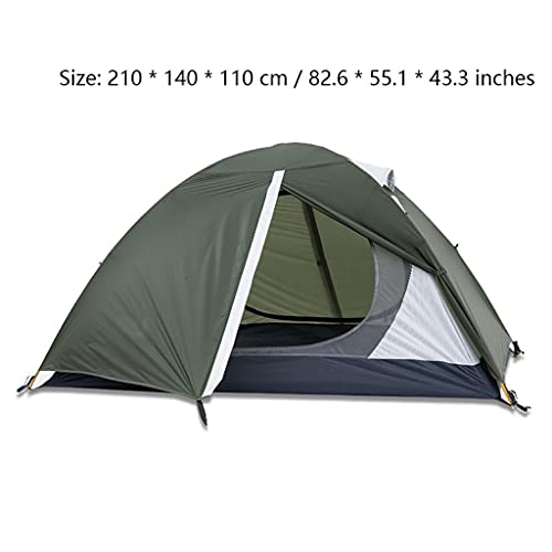 Carpa para camping resistente al viento y agua con doble capa miniatura 2