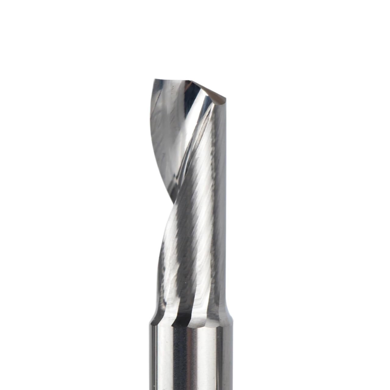 1 szt. 3,175 4 6 8 mm frez spiralny z węglika spiekanego CNC pojedynczym ostrzem, do aluminium(SA1F-D8.0-L17)