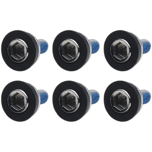 Image of Hex Crank Arm Fixing Bolts 8mm Screw Crank Bolts Capless Bottom Bracket for Bicycle Square Hole Crankset Bottom Bracket(6 PCS)