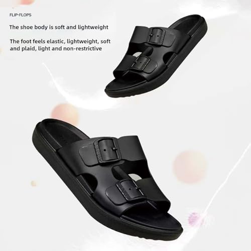 Sandals Men Slippers Slides For Men Flip Flops Beach Shoes Comfort Rebound Non Slip Lightweight Silent4