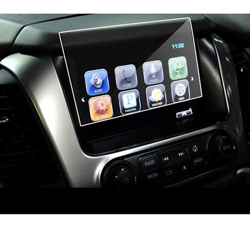 Film de verre trempé 8 pouces pour navigation Chevrolet Tahoe et Suburban 2015-2019
