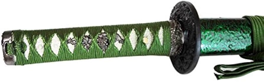 Amazon | 美術刀（模造刀） 緑雲 小刀（脇差） uk-12 掛け台無し