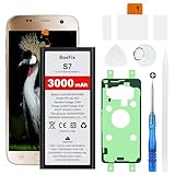 Beefix Batterie de rechange haute capacité pour Samsung Galaxy S7 (SM G930 FG930 G930V G930A G930T G930P), 3000 mAh, avec outils de réparation professionnels