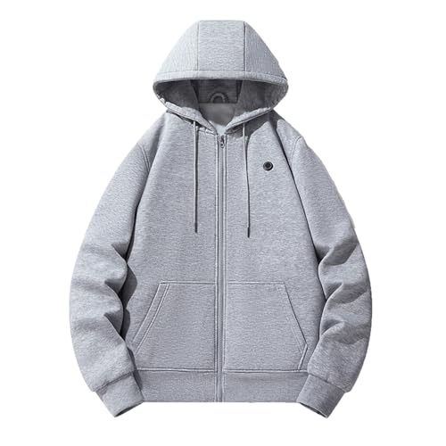 Sweat à capuche chauffant homme veste décontractée polaire automne hiver sans batterie