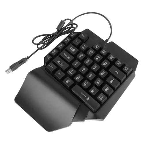 Clavier pour gaucher filaire USB rétroéclairé RVB format compact et léger noir