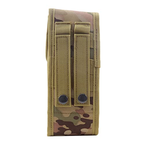 Edwol Tactical Shotgun Shell Holder Airsoft Molle Magazine Pouch 16 Round 12 Gauge Military Hunting Bandolier Cartridge Bag,Cp #TOP6