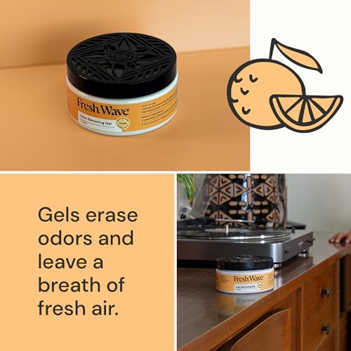 Image of Fresh Wave Orange Odor Removing Gel, 7 oz., Pack of 3
